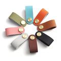 Hot Selling 6 Pack Solid Brass Furniture Leather Handles Customized Knobs for Living Room Villa Home Bar Luxury Modern Closet