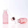 In Stock5ml 10ml Glass Rose Gold Dropper Bottle With Rose Gold Dropper for Essential Oil/serum