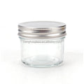 Manufacturer 120ml 4oz Wide Mouth Glass Mason Jar Round Jam Honey Food Storage Caviar Glass Container Jar with Metal Lid