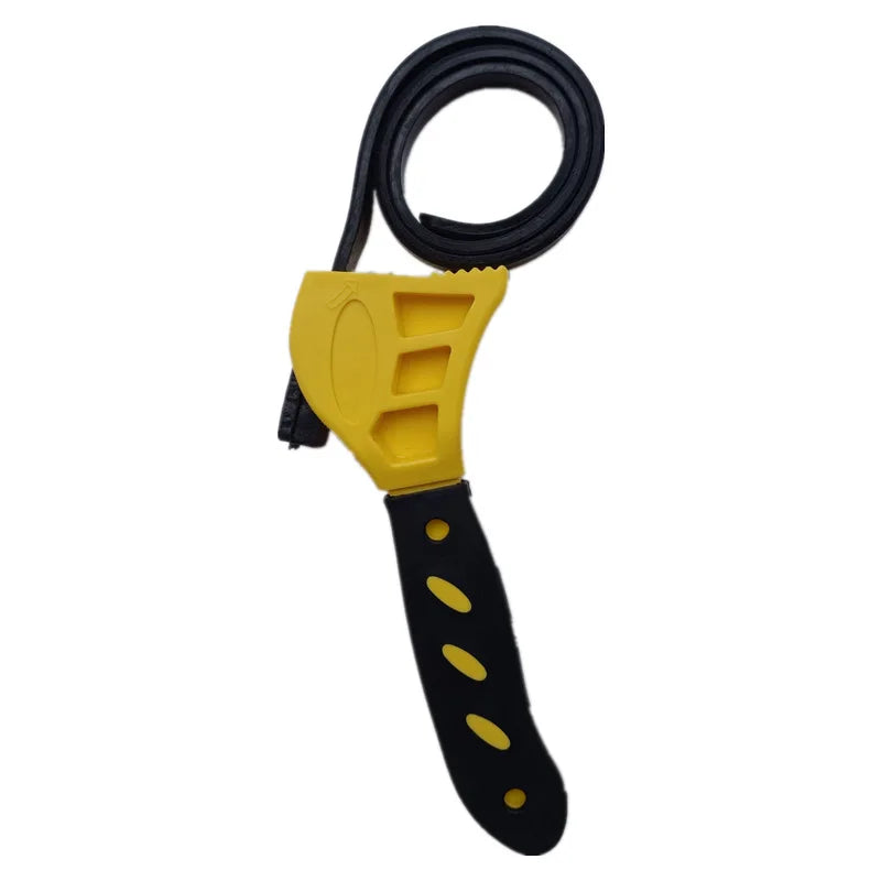 6inch Belt Wrench Oil Filter Strap Spanner Chain Wrench Strap Opener Adjustable Disassembly Tool