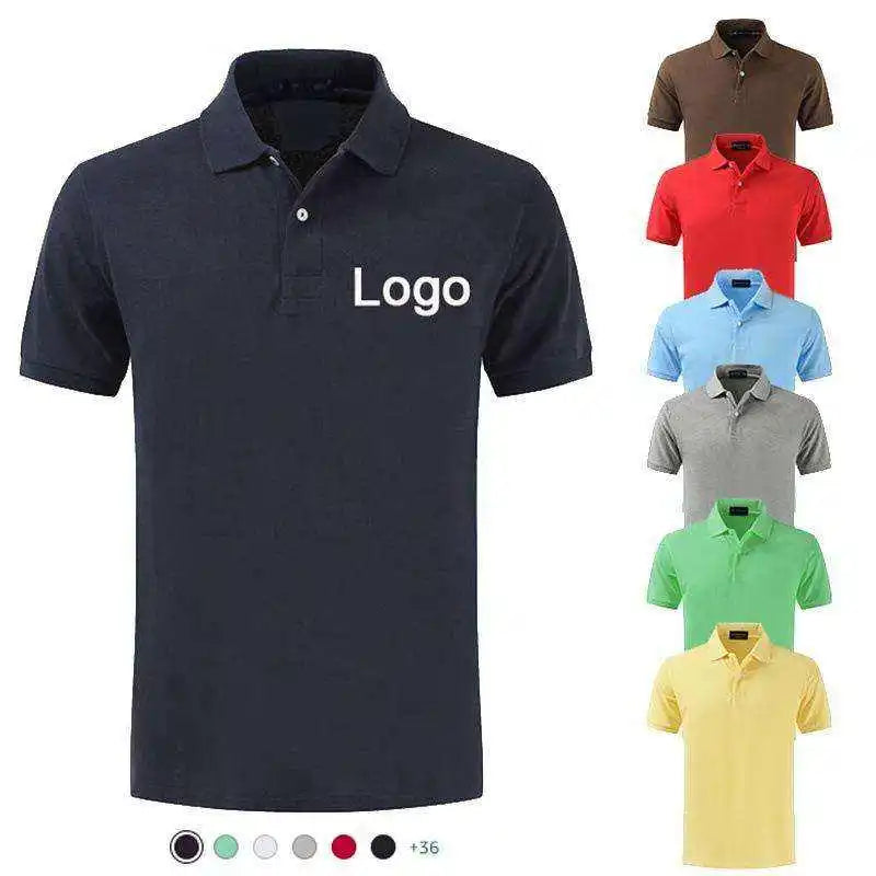 Custom Designed Dry Fit Golf for Polo T-Shirts for Men Women Plain White Black Cotton Polyester Embroidered Printed Solid
