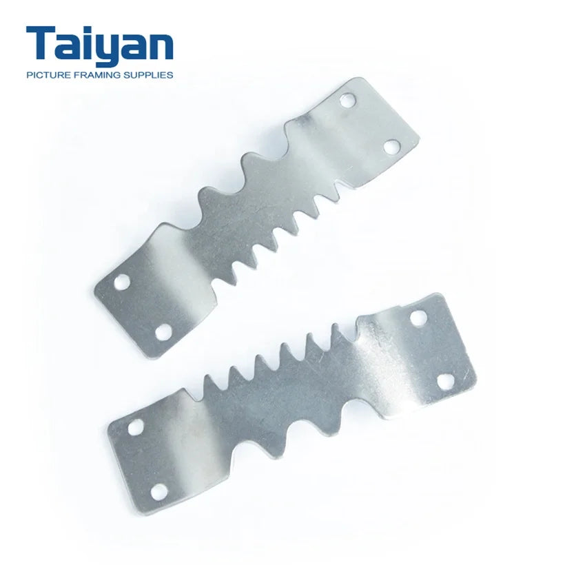 Big Saw Tooth Hanger Copper Zinc Plated Easy Install Large Load-Bearing Capacity Silver Finish Picture Frame Hanging Hardware