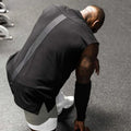 Summer Fashion Loose Plus Size Solid Color O-neck Sleeveless T-shirt Sweat-wicking Gym Men's Tank Tops