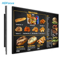 HDFocus 50 Inch Hanging Restaurant Digital Menu Display Sign Billboard Advertising Screen Digital Signage Menu Board
