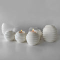 Threaded Ball Candle Silicone Mold DIY Geometric Handmade Aromatherapy Expanding Stone Soap Candle Making Silicone Moulds MegaBDM