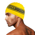 Custom High Friendly Custom Logo Adult Waterproof Swimming Pool Cap Silicone Swim Caps Waterproof Adult Men Women