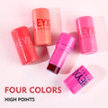 Dual-Purpose Jelly Rose RED Blush Stick Clear Brightening Lip and Cheek Cream for Face Use