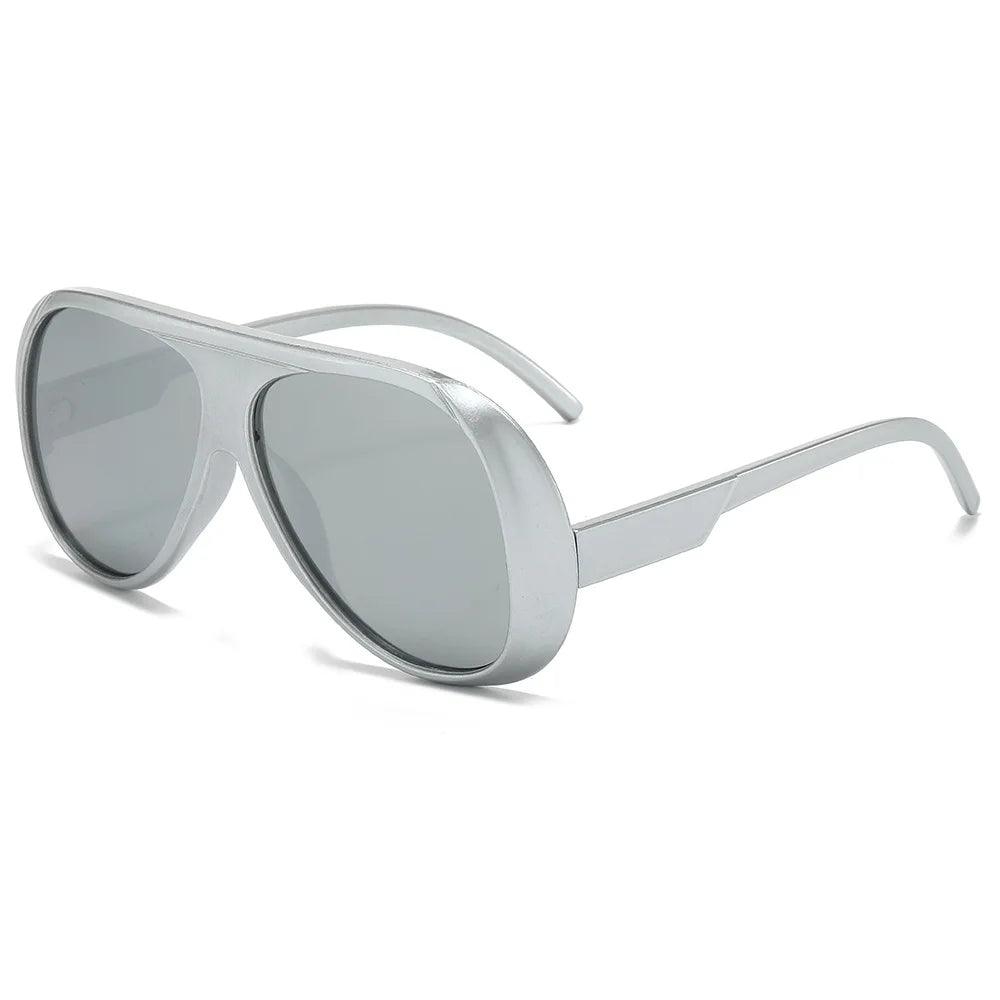 Fashionable Oversized PC Frame UV400 Protection Irregular Shades Multi-Color Men Women Eye Protection Goggles Sunglasses