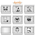 Wholesale Italian Bracelet Charm Animals Cute Stainless Steel Bracelet Animal Fit 9mm DIY Jewelry Making