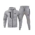 Tracksuit Dropshipping Custom Logo EU Size Polyester Unisex Hooded Athletic Full Zip Sweat Suits Tracksuit Training Jogging Suit