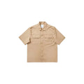 Custom Men's Summer Dress Shirts Loose Button Short Sleeve Street Hip Hop Style New Fashion Casual Shirts
