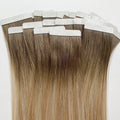 Wholesale Hair Double Drawn Virgin Human Hair Extensions Tape in Wave Hair