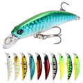 WEIHE  6.5cm 4g Fishing Lures Floating   Minnow Fishing Bait Aritificial Hard Bait Crankbait Wobblers Plastic Fishing Gear
