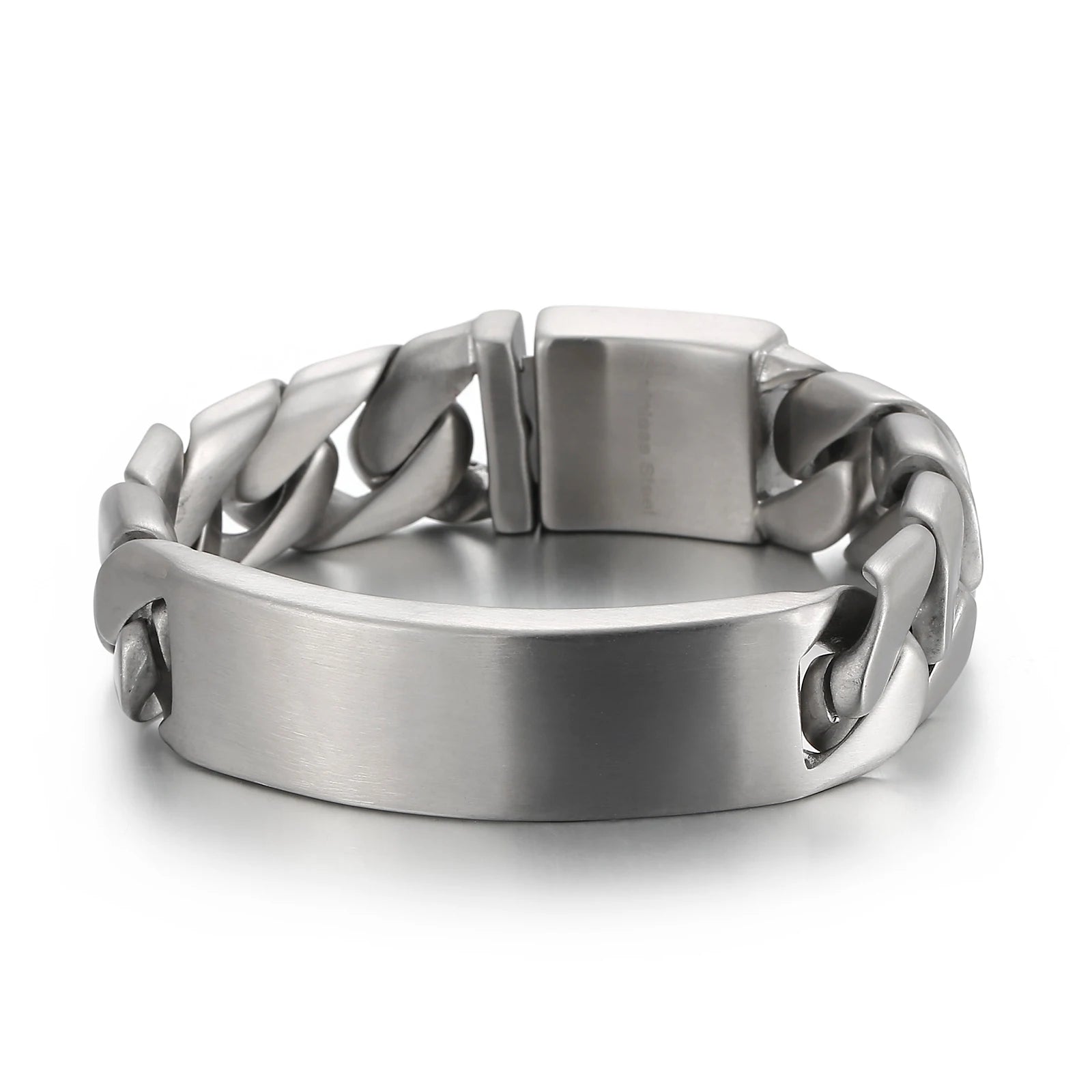 KALEN Personality Wide Meta Stainless Steel Bracelet Men