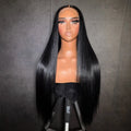 Wholesale Natural Brazilian Straight HD Lace Full Frontal Wig Raw Virgin Glueless Human Hair for Black Women Long Length
