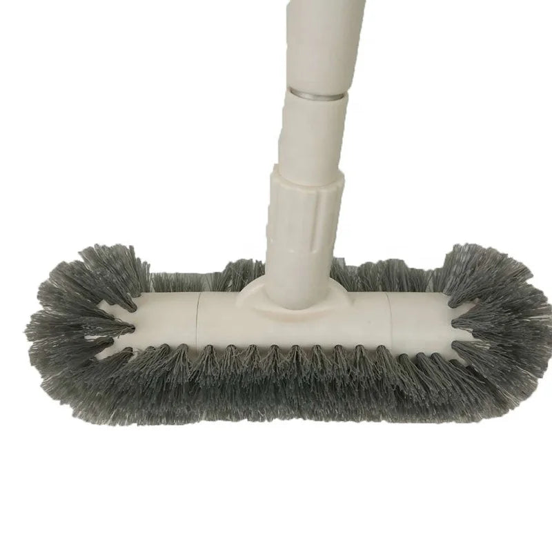 Rotation Long Handle Cleaning Brush Aluminum Bristle Brush Telescopic Floor Cleaner Home Bathroom Kitchen