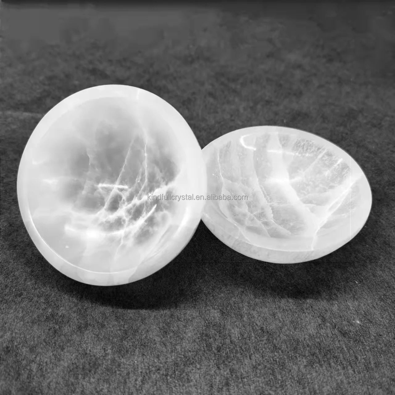 Crystal Bowl Wholesale Natural Crystal Bowl Healing Selenite Bowl for Decoration