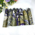 Hot Sale Natural Crystal Stone Crafts Big Fluorite Root Point Tower for Decoration