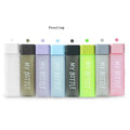 2022 Popular Creative Abrazine clear  Juice Drinking Cup Outdoor Classic  480ml Plastic square Water Bottle Custom logo