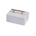 Marble Stone Jewelry Cosmetic Storage Organizer Box for Women