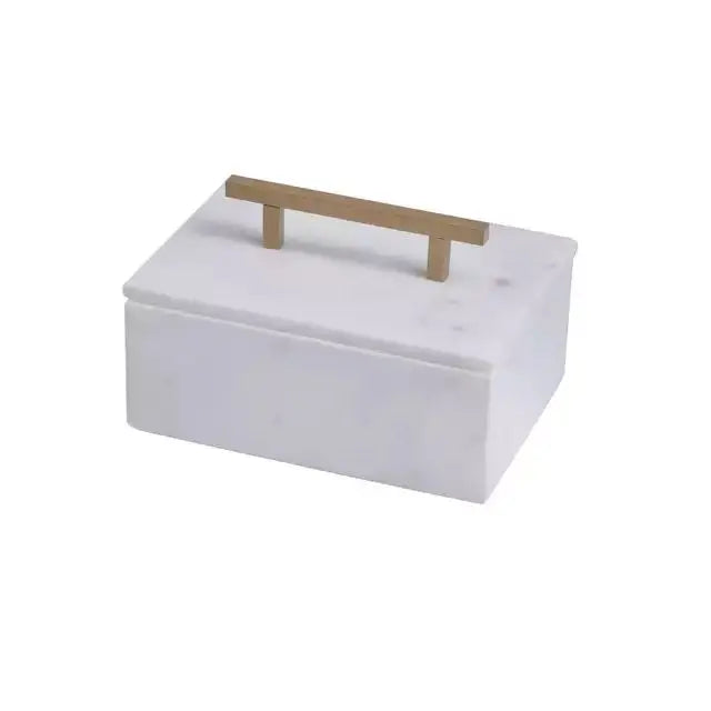 Marble Stone Jewelry Cosmetic Storage Organizer Box for Women