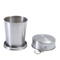 75ML 150ML 250ML Stainless Steel Folding Cup Retractable Cup Collapsible Blackjack Cup Teacups Teaware Folding Glass