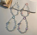 Heavy Cat's Eye Mocha Diamond Ball Bead Mobile Phone Chain Drop Crystal Everything with Sweet Stylish Accessories Handheld