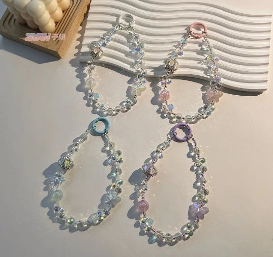 Heavy Cat's Eye Mocha Diamond Ball Bead Mobile Phone Chain Drop Crystal Everything with Sweet Stylish Accessories Handheld