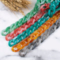 500g Factory Direct Gold Beaded Acrylic Chain Buckle Bag Drill Leopard Print Diy Clothing Accessories for Phone