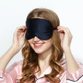 16 Momme Double-Sided Mulberry Silk Eye Mask Japanese Buckle Air Travel Sleeping Light-Shielding Sleep Silk Eye Mask Wholesale