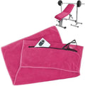 AILUOHA Wholesale Microfiber Fitness Weight Bench Towel With Hood Zipper Pocket Logo Embroidery No MOQ Sport Gym Towel