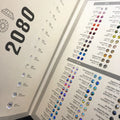 Bling Foil Flat Back  Bikini Decoration Crystal in Bulk Hot Fix Rhinestones Color Chart