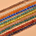 Wholesale Glass Czech Beads 8mm Round Glow in the Dark Lampwork Loose Beads Luminous Assorted Glass Beads