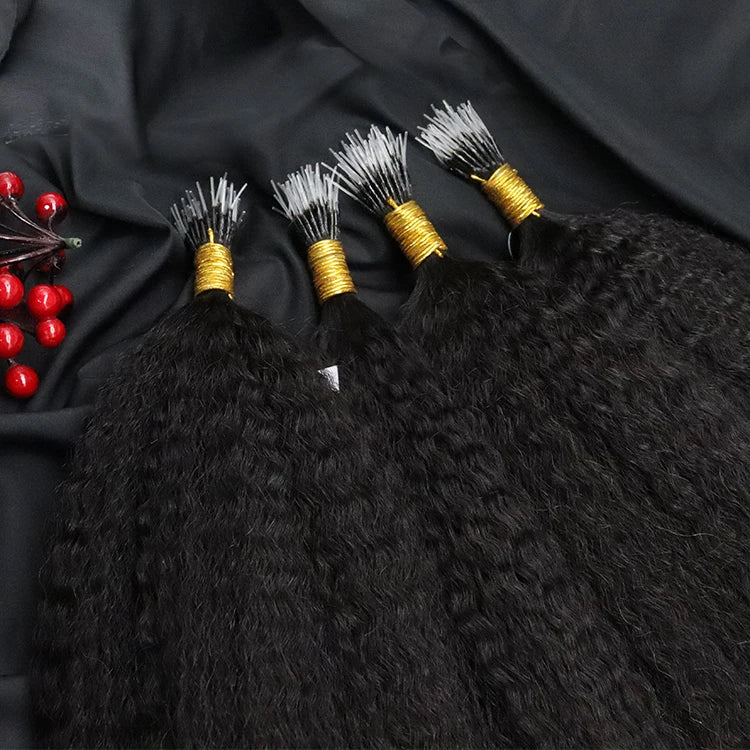 Wholesale Raw Virgin Human Hair Extensions Raw Indian Unprocessed Hair Plastic K Tip Hair Extensions