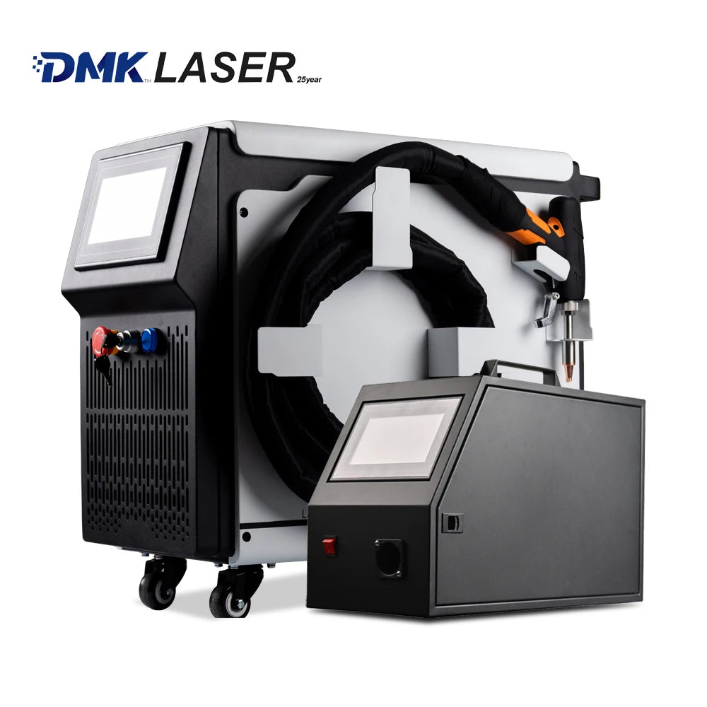 DMK Air-Cooled Laser Welding Machine 1500w Handheld Fiber Laser Welder 3 in 1 Metal Welder Portable Machine