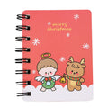 Cute Merry Christmas Small Spiral A7 Notebook Daily Weekly Planner Blank Paper Santa Claus Note Book Time Organizer School Gift