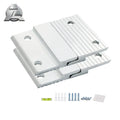 Metal Aluminum Alloy French Cleats Z Clip on Concrete Wall for Hanging Mirrors Picture Hanger