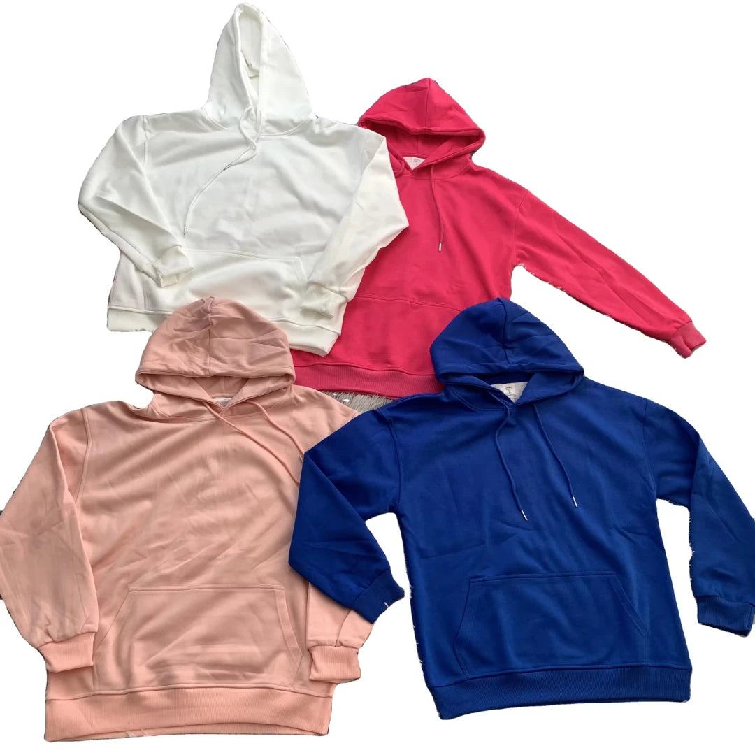DENIMGUYS Plain Hoodies in Bulk 400gsm 450gsm 500gsm Street Casual Pullover Plus Size Men Blank Hoodies