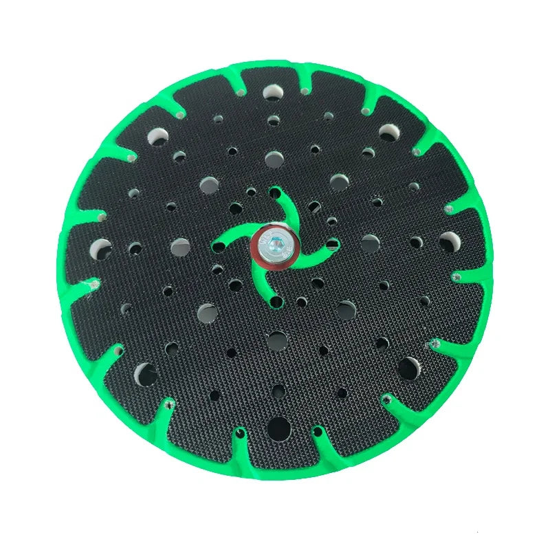 FESTOOL 6-Inch Sandpaper Machine Accessory 17-Hole Tray Round Grinding Disc with Self-Adhesive Soft and Hard Pads