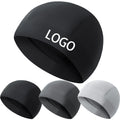 High Quality Custom Logo Moisture Wicking Motorcycle Helmet Liner Ice Silk Cycling Running Sport Mesh Skull Cap