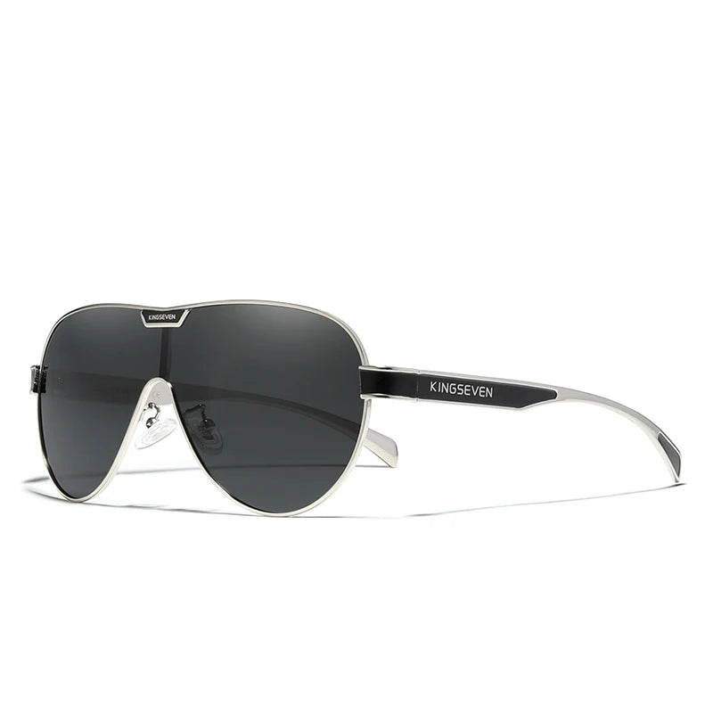 For Men's New Oversized Sunglasses Polarized UV400 Mirror Lenses TAC Material Stainless Frame N7762 Model 2-Year Warranty