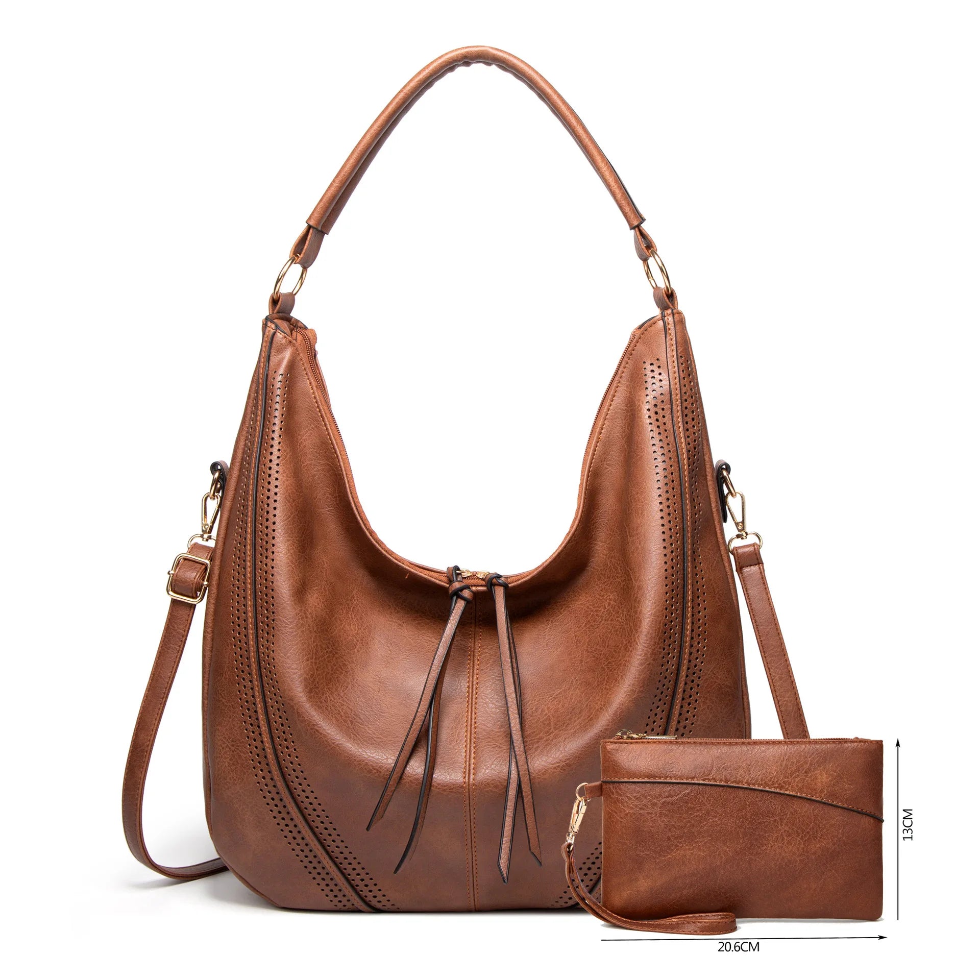 Women's Leather Bags Handbags Waterproof Top Handle Bag Hobo Bag PU Leather Solid Color Daily Black Red Brown