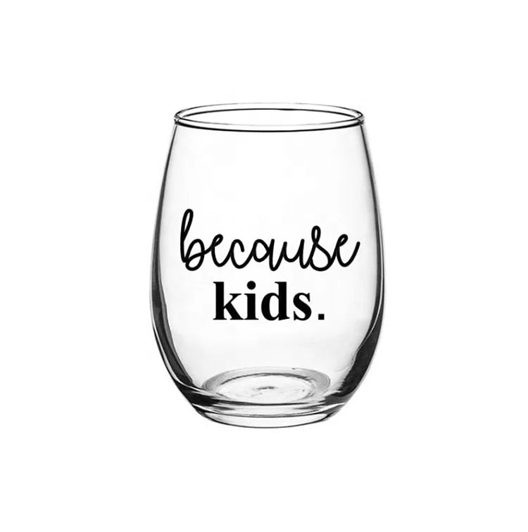 Custom Design Multiple Colors Personalised Custom Glass Name Transfer Decal Stickers for Drinking GlassWedding Decor