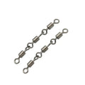 Three Joint Stainless Steel Rolling Swivels Fishing Tackle Accessories