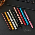 Wholesale Metal Alumina Pole Precious Ballpoint Pen Upright Posture Colored Metal Pen Business Gift Customized logo Gel Pen