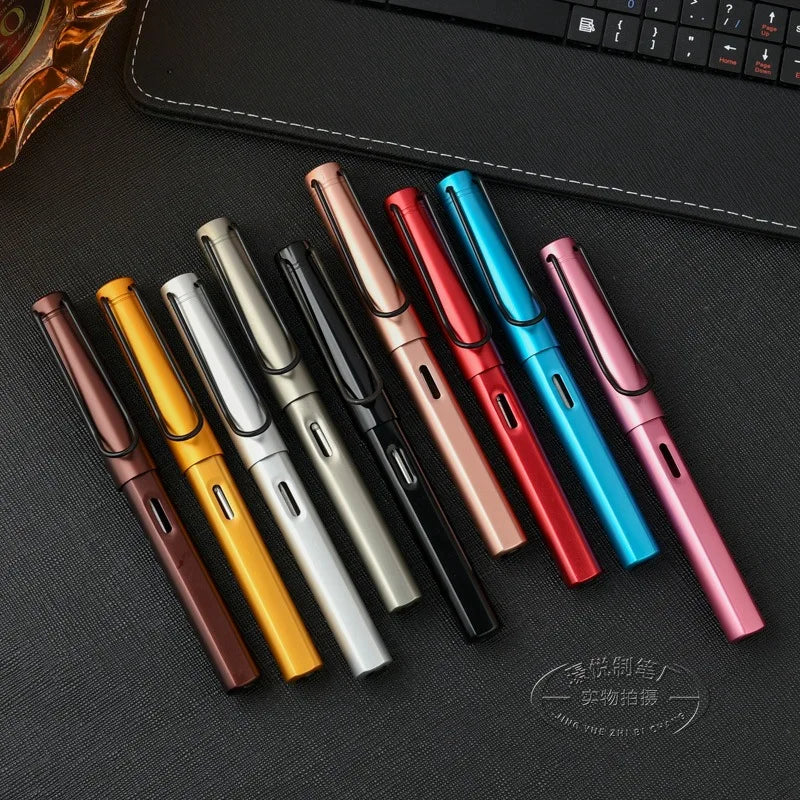 Wholesale Metal Alumina Pole Precious Ballpoint Pen Upright Posture Colored Metal Pen Business Gift Customized logo Gel Pen