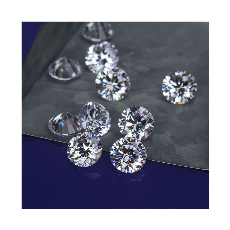Top Quality GRA Moissanite Diamond Stone VVS DEF Wholesale Price White Round Brilliant Cut Loose Diamonds Moissanite