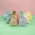 10*15cm Multi-colors Custom High Quality Luxury Microfiber Small Earring Ring Packaging Jade Storage Jewelry Pouch Bag