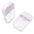 High Quality 45ml Portable Square Plastic Pressure Bottle Credit Card Pocket PP Material with Pump Sprayer for Shampoo