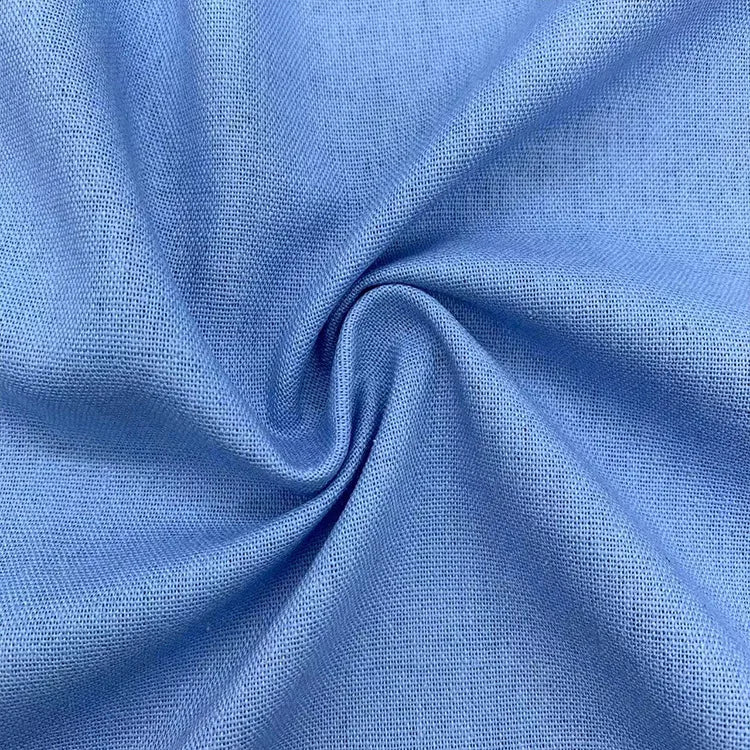 2024 High Quality Linen Cotton Mixed Fabric Plain Weave Clothing Women's Clothing Fabric Linen Fabric
